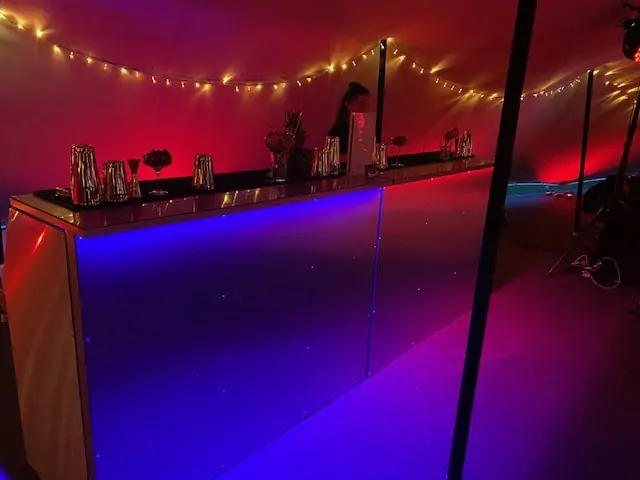 Las Vegas Themed Party - LED Bar Hire